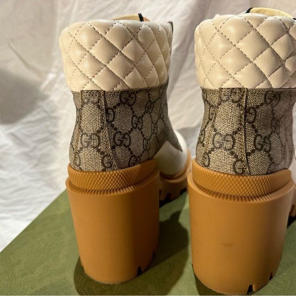 Gucci lace up boots size 38.5 - Picture 3 of 9